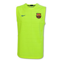 Nike 09-10 Barcelona Sleeveless jersey (Volt/Storm)