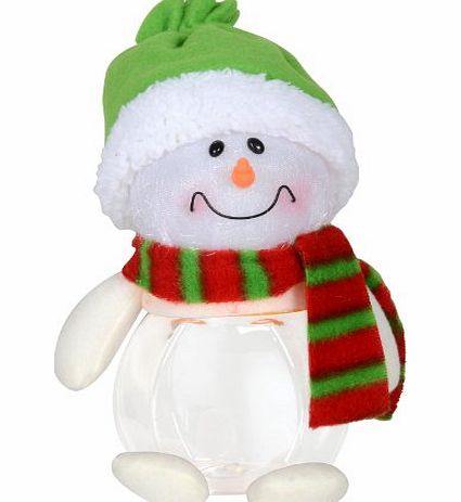 LED Snowman Christmas Xmas Candy Box Chocolate Sweets Gift Present Stocking New
