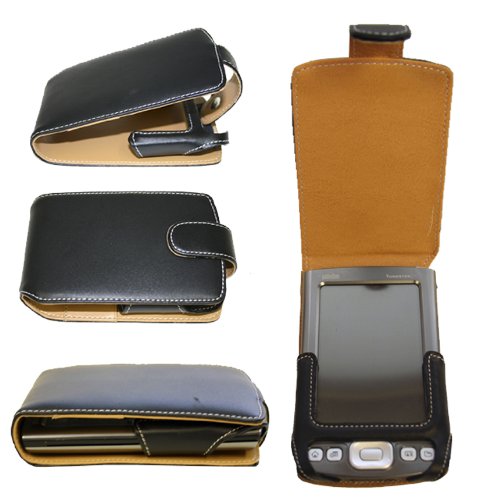 Spartechnik Leather Case for PALM TX: Flip Case for Palmone Tungsten TX 