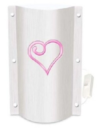 Spearmark Pink Heart Children` Kool Table Lamp Energy Saving Design