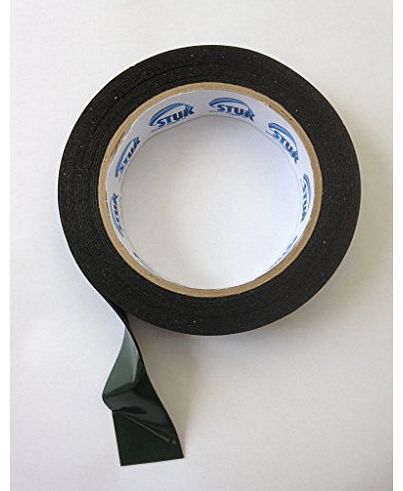 Specialist Tapes UK Black Double Sided Foam Tape 25mm x 4mtr Automotive Grade Number Plates Cars Trims
