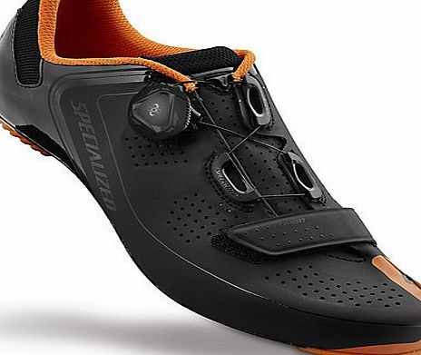 Expert Road Shoe Black/Orange - 39