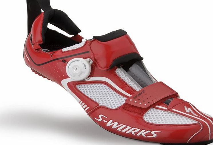 S-Works Trivent Road Shoe White/Red - 40