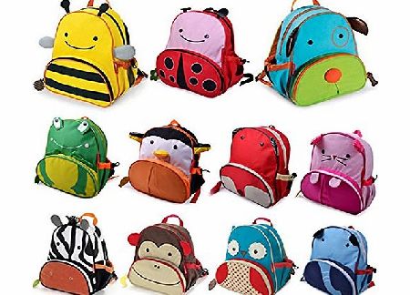 New Cartoon Kids Children ZOO Animal Rucksack Backpack Boy Girl baby School Bag (Fox)