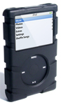 Speck Black Tough Skin for iPod video-Speck Black Tough