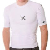 Speedo Hurley One and Only Rash Vest - White (Large)