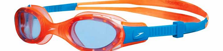 Speedo Junior Future Biofuse Goggles - Orange/Blue