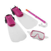 Speedo Junior Scuba Set Pink Large