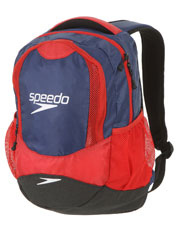 Pool Rucksack - Navy and Red