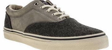 mens sperry grey striper cvo wool shoes