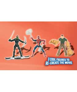 Spider-Man 3 Movie Action Figures Triple Pack