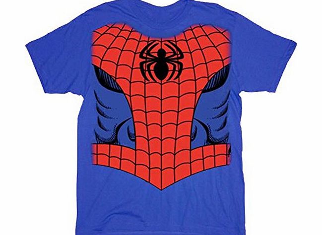Spider-Man Marvel Comics Spider-Man Red/Blue Costume T-Shirt Tee Medium