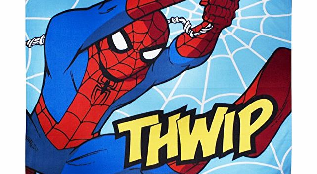 Spider Man Marvel Spiderman Ultimate Thwip Fleece Blanket Brand New Official Licensed Item