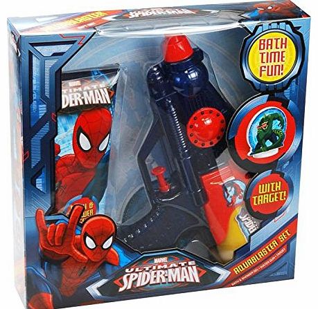 Marvel Ultimate Spiderman Aquablaster Gift Set - Bath Time Fun