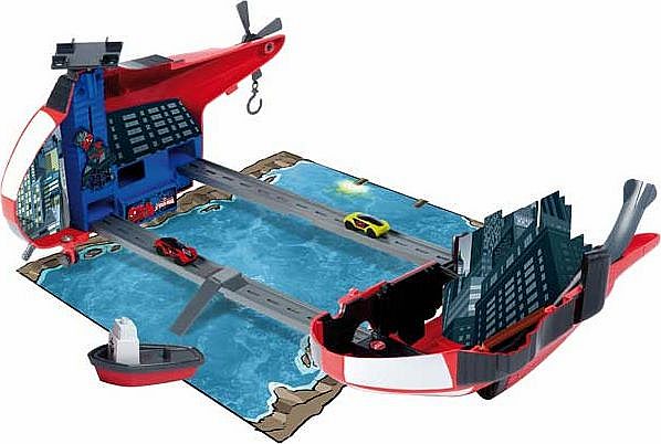 The Ultimate Spider-Man Helicopter Playset