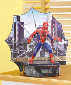 Spiderman 2 Talking 3D Alarm Clock