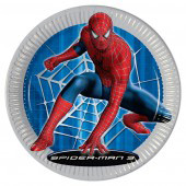 spiderman 3, 9 inch Party Plates - 8 in a pack