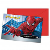 spiderman 3 Party Invites - 6 in a pack