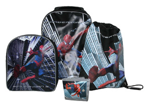 spiderman 3, The Movie 4 Piece Luggage Set