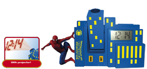 spiderman Alarm Clock with Projector