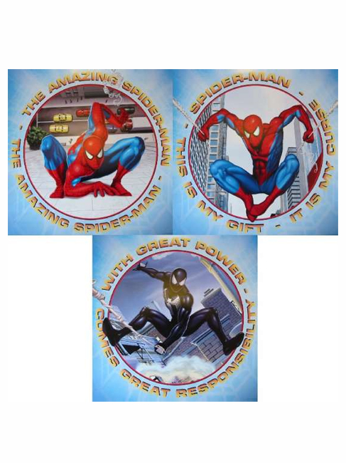 Amazing Spiderman Art Squares - 3 large stickers