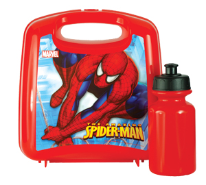 spiderman Lunch Box and Sports Bottle