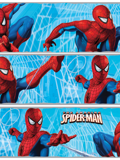 Spiderman The Amazing Spiderman 4 Self Adhesive Wallpaper Border