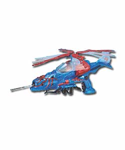 Spiderman Web Copter and Figure