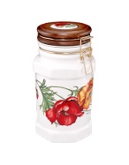 Poppy Airtight Seal Ceramic Canister