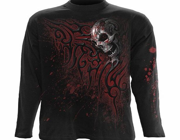 Spiral - Men - DEATH BLOOD - Longsleeve T-Shirt Black - XX-Large
