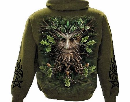 Spiral - Men - OAK KING - Hoody Olive - Medium