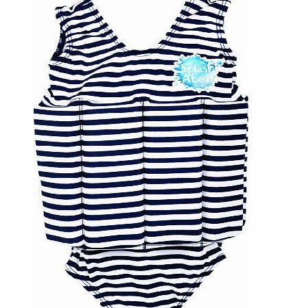 Splash About Kids Float Suit with Adjustable Buoyancy - Navy/White Stripe, 1-2 Years