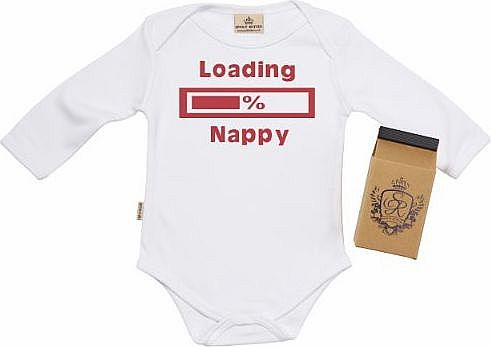 - Loading Nappy Long Sleeve Babygrows / Bodysuit Alternative Baby Clothes 100% Organic Sizes 0-6 months + in funky Milk Carton WHITE