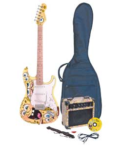 Spongebob Full Size Electric Guitar Outfit