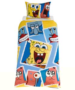 Spongebob SquarePants Face Duvet Cover Set -
