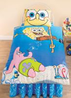 SpongeBob Squarepants Single Duvet Cover and Pillowcase