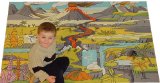 Sport and Playbase GIANT DINOSAUR LANDSCAPE PLAYMAT - the perfect landscape for Dinosaurs of any scale!