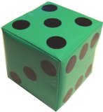 Sport and Playbase GIANT FOAM Dice (26cm) - for floor games or just as a feature! (Green)
