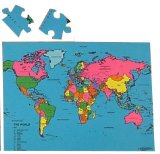 LARGE WORLD MAP PUZZLE - a fun way to learn about the World!