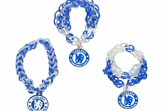 Sport Souvenirs LTD Chelsea Loom Bands - Bracelet Set CFC-FB001