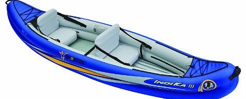 Sportek Indika III Blue Unisex Inflatable Canoe - Blue