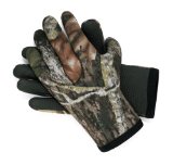 Sporting Clays Fleece Lined Neoprene Gloves, Medium - High Definition Realtree Max 4