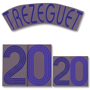 06-07 France Away Trezeguet 20 Name and Number