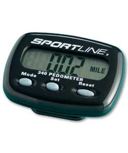 Sportline 340 Step/Distance Pedometer
