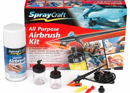 Spraycraft All Purpose Airbrush Kit