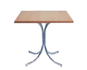 Square concave table