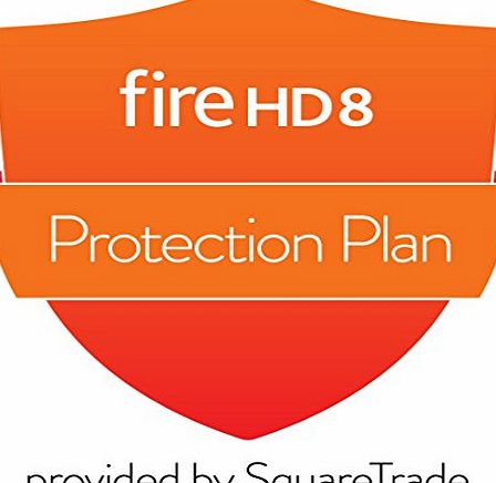 SquareTrade 1-Year Protection Plan plus Accident Protection for Fire HD 8 (6th Generation - 2016 release)