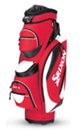 Golf Deluxe Cart Bag Red/White