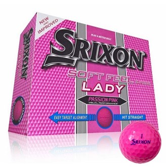 Ladies Soft Feel Pink Golf Balls (12