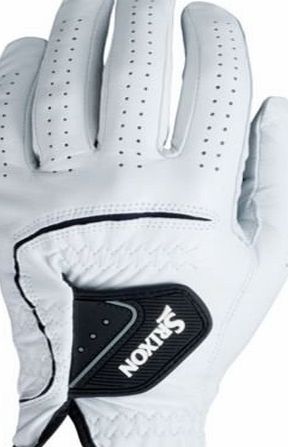 Srixon Mens 2009 Leather Golf Glove (Left Hand) - White, Medium